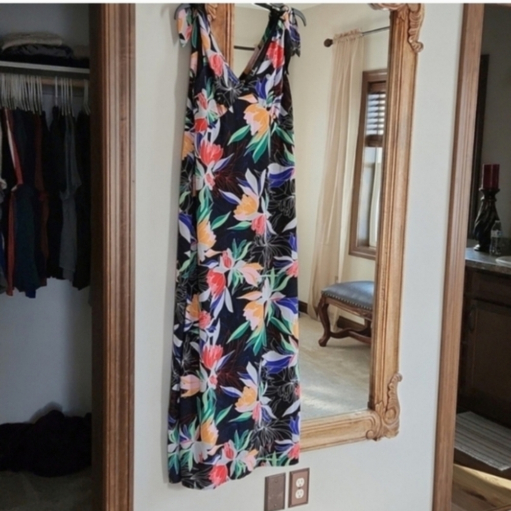 Lulus Multi Floral Black Maxi Dress - Picture 2 of 6
